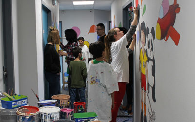 CAMSP : une fresque pour réunir les familles des patients