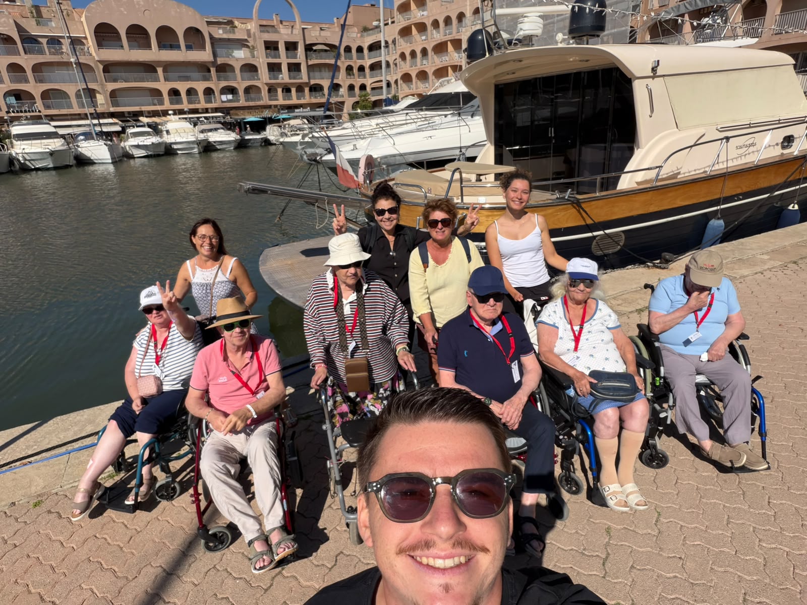 les résidents des ehpads en voyages à hyères