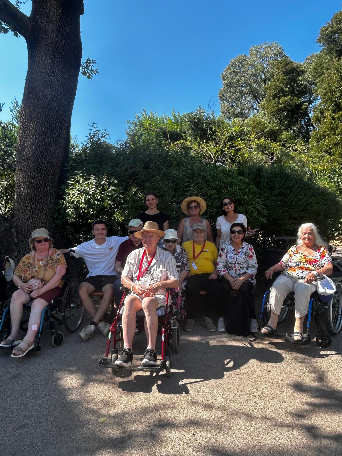 les résidents des ehpads en voyages à hyères